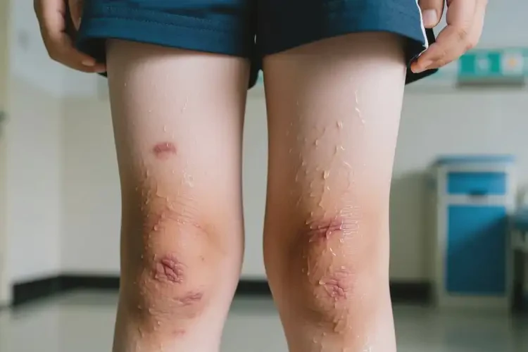 小學(xué)生大腿出現(xiàn)濕疹不管它會自己好嗎(圖3)
