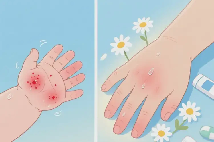 小兒手上偶爾長(zhǎng)濕疹不管它會(huì)自己痊愈嗎(圖3)