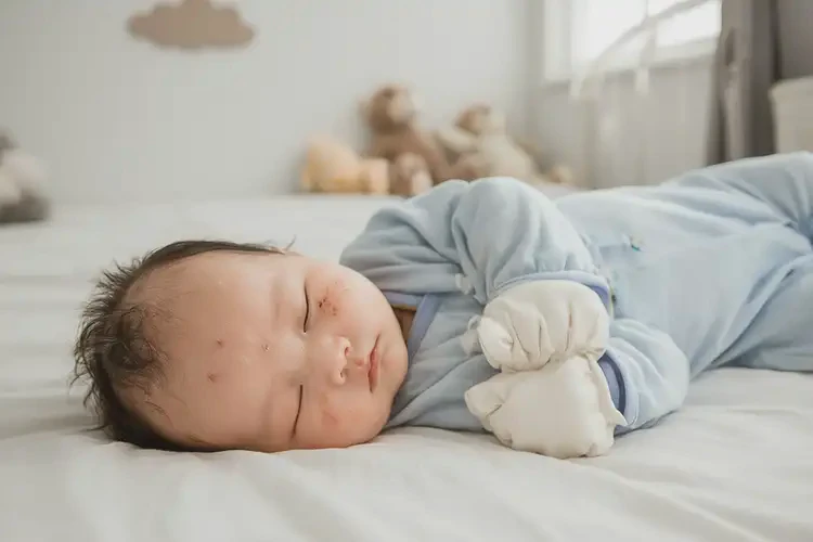 嬰兒面部有濕疹能靠自己自愈嗎(圖1)