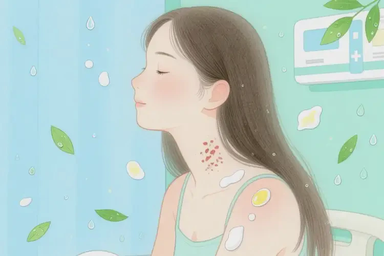 女生脖子出濕疹可不可以徹底自愈(圖3)