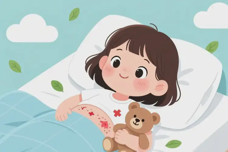 少兒肚子上偶爾起濕疹不管它會自己痊愈嗎(圖3)