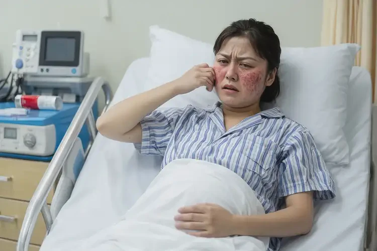 產(chǎn)婦臉上經(jīng)常長濕疹不管它會自己好嗎(圖4)