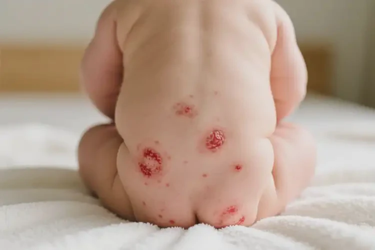 嬰兒屁股偶爾起濕疹能夠徹底治愈嗎(圖3)