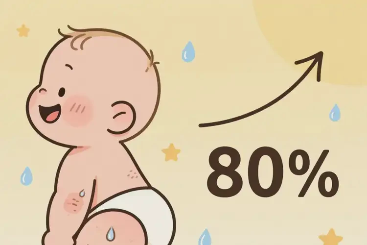 孩子屁股長(zhǎng)濕疹不管它會(huì)自己痊愈嗎(圖3)