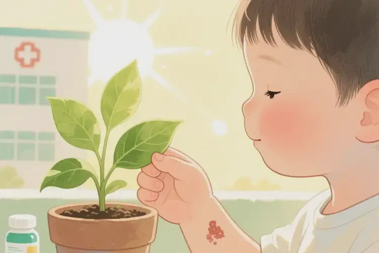 孩子身上容易起濕疹不管它會自己痊愈嗎(圖4)