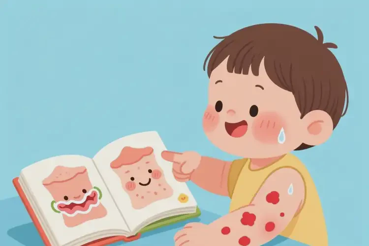 幼兒手臂上出現(xiàn)濕疹不管它會自己自愈嗎(圖3)