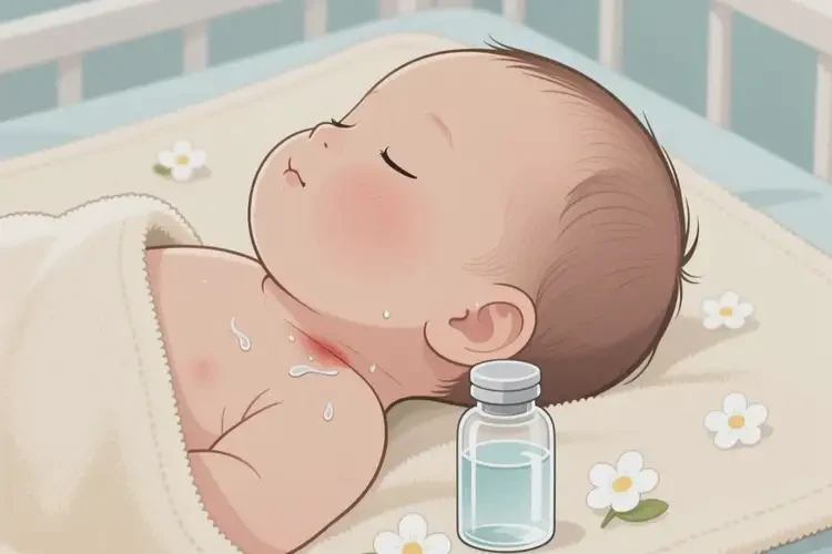 嬰兒脖子上出現(xiàn)濕疹能徹底自愈嗎(圖2)