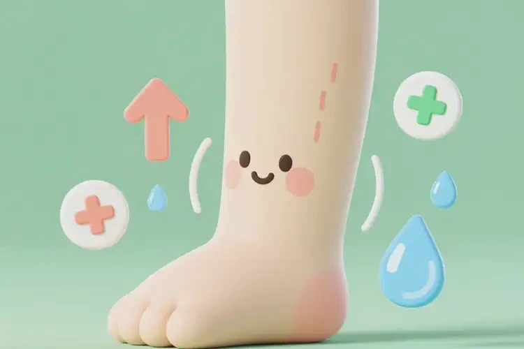 女人小腿上出濕疹不管它會(huì)自己痊愈嗎(圖1)