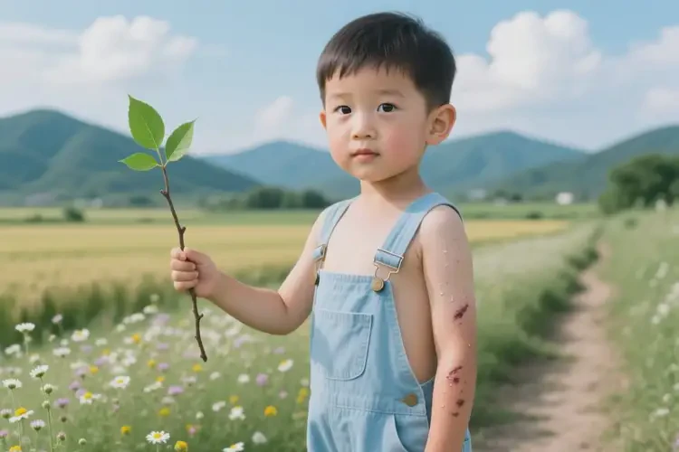 兒童手臂長(zhǎng)濕疹能徹底自愈嗎(圖1)