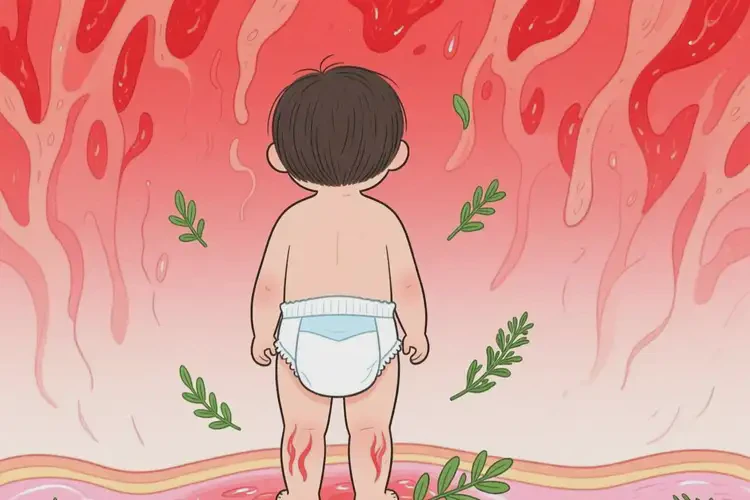 兒童屁股上偶爾起濕疹能靠自己自愈嗎(圖2)