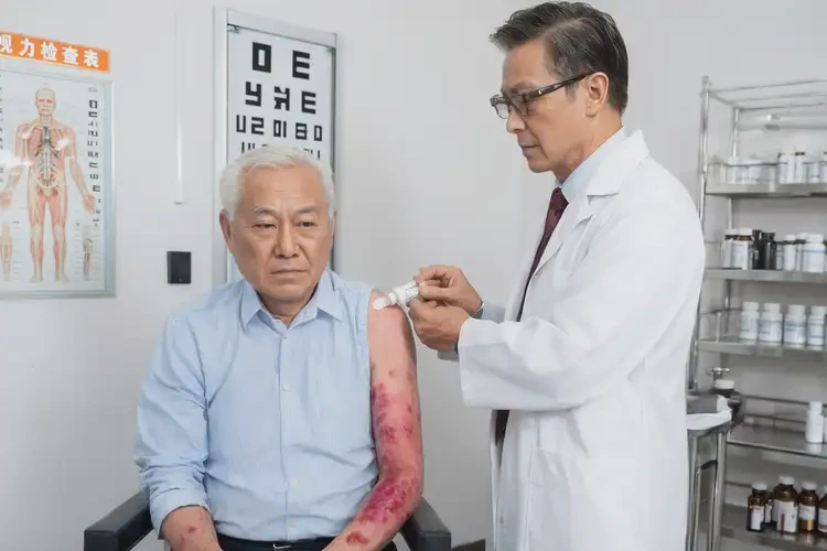 老人全身容易長(zhǎng)濕疹不管它會(huì)自己自愈嗎(圖3)