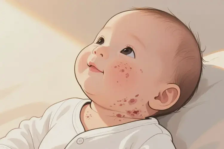 幼儿脖子经常长湿疹不管它会自己好吗(图3)