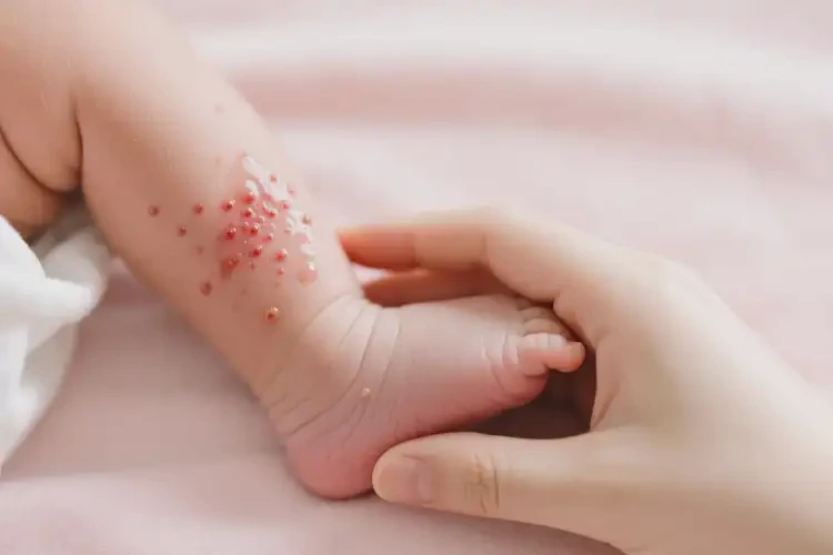 新生兒小腿上有濕疹不管它會自己好嗎(圖3)