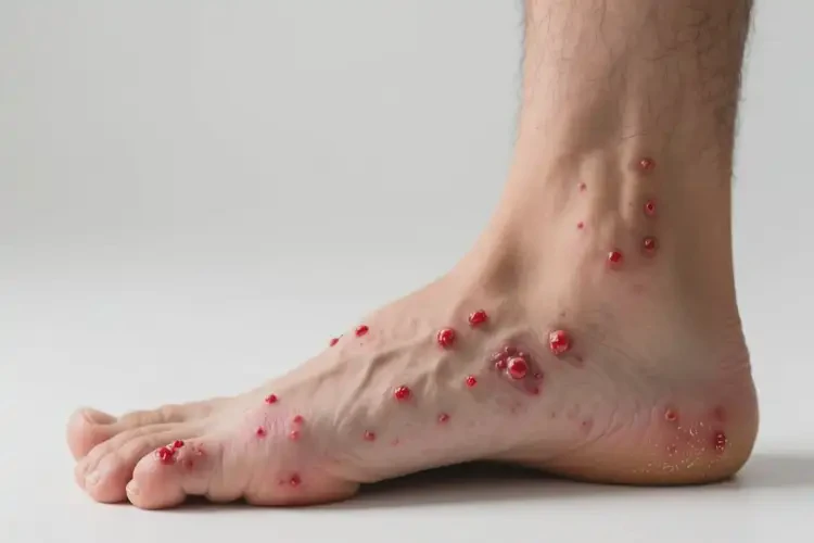 男生腳上容易起濕疹不管它會自己自愈嗎(圖2)