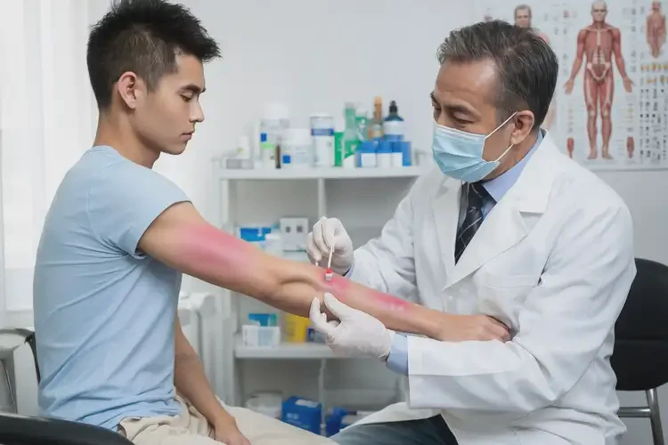 男生屁股上經(jīng)常長濕疹不管它會自己好嗎(圖3)