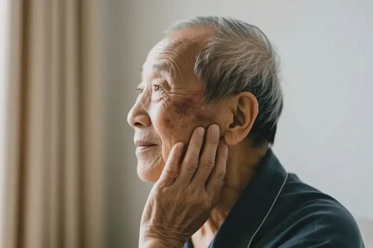 老年人臉上長濕疹能徹底自愈嗎(圖3)