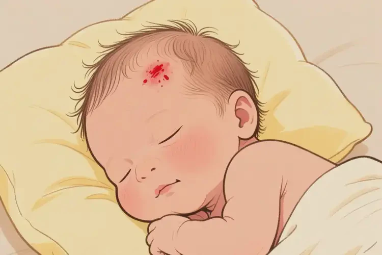 新生兒面部出濕疹不管它會(huì)自己自愈嗎(圖2)