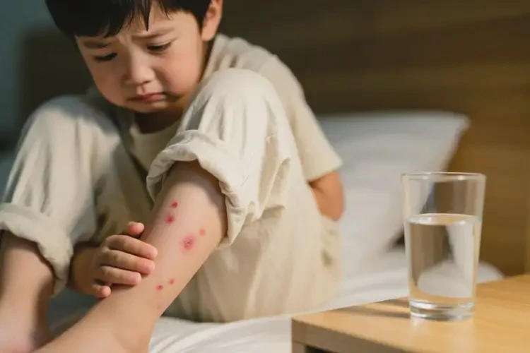 小兒小腿容易長(zhǎng)濕疹不管它會(huì)自己好嗎(圖2)