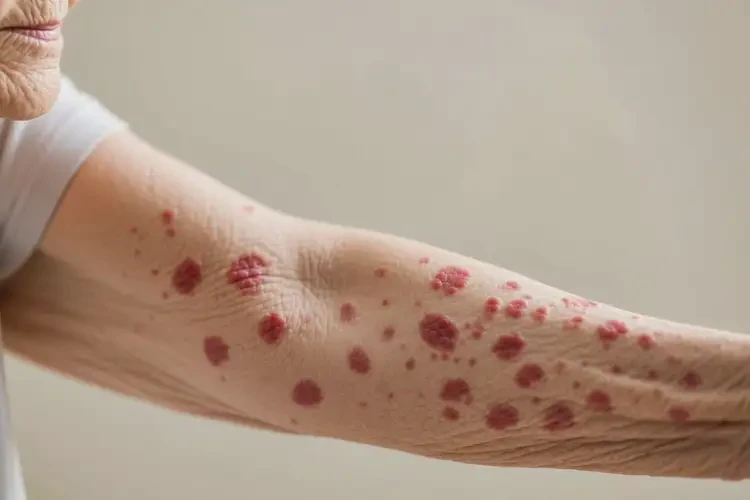 老年人手臂經(jīng)常起濕疹不管它會(huì)自己自愈嗎(圖4)