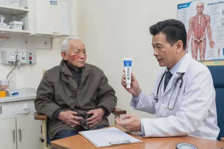 高齡老人面部偶爾長濕疹不管它會自己好嗎(圖2)