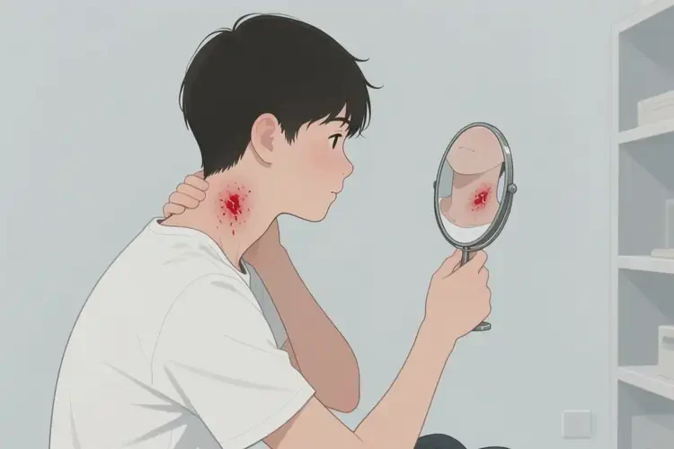 青少年脖子上出現(xiàn)濕疹不管它會(huì)自己痊愈嗎(圖4)