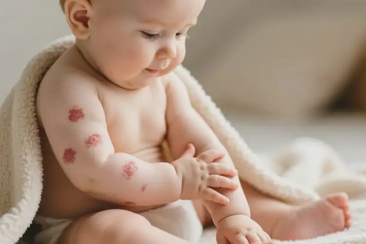 小兒手臂容易長濕疹不管它會(huì)自己好嗎(圖3)