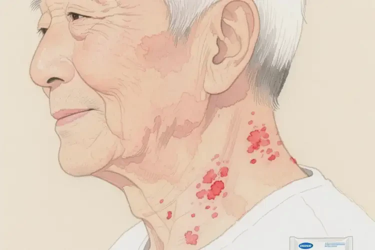 老年人脖子上起濕疹可以徹底自愈嗎(圖4)