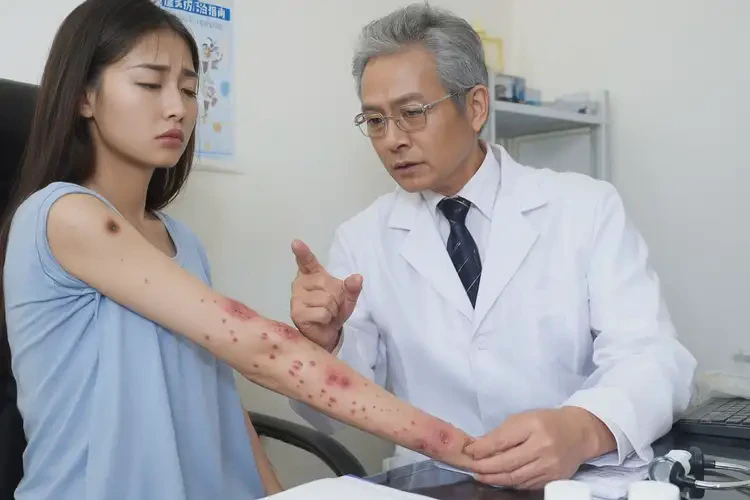 女人手臂偶爾長濕疹可不可以徹底自愈(圖1)