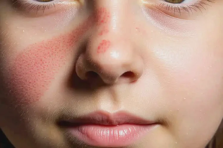 女生臉上偶爾起濕疹不管它會(huì)自己好嗎(圖1)