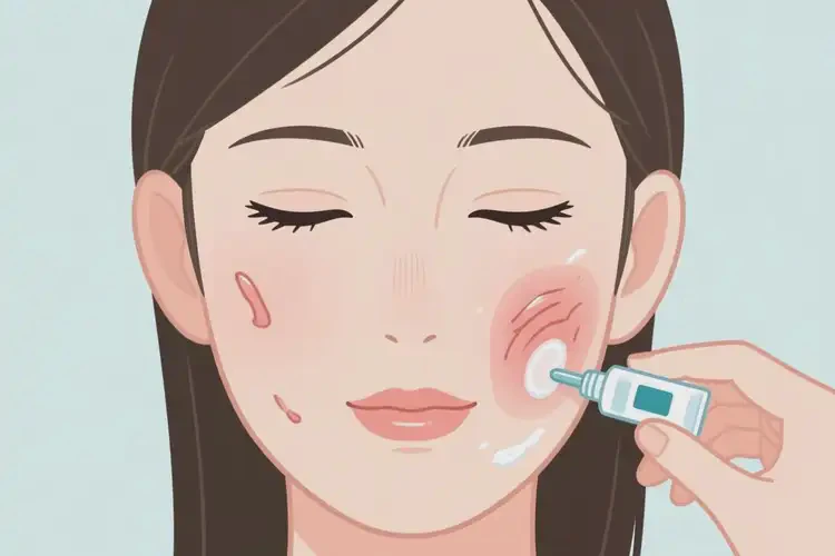 女性面部長濕疹能夠徹底治愈嗎(圖4)