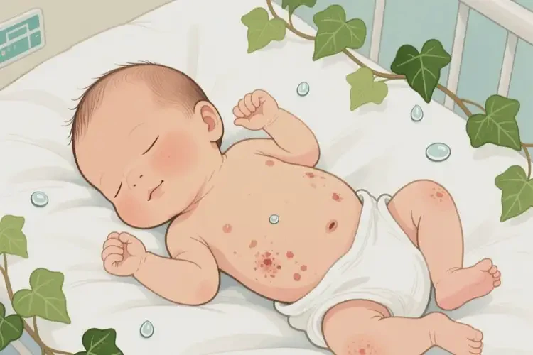 新生兒肚子上容易長濕疹可以徹底自愈嗎(圖4)