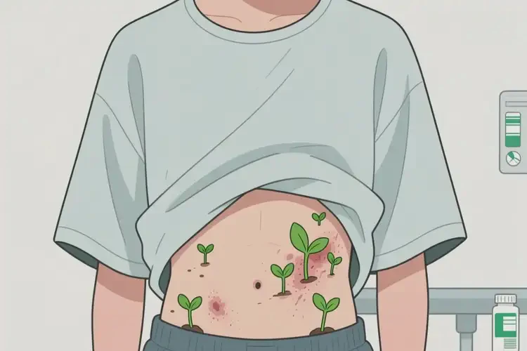 青少年肚子上出現(xiàn)濕疹能不能徹底自愈(圖1)