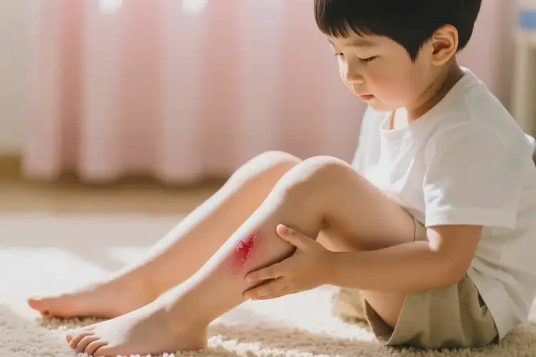 孩子小腿上出濕疹能夠徹底治愈嗎(圖4)