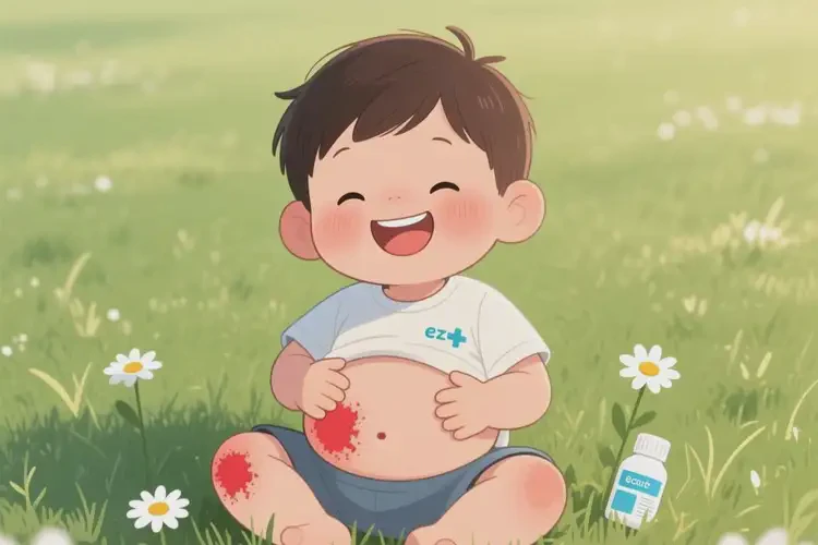 少兒肚子上偶爾起濕疹不管它會自己痊愈嗎(圖4)