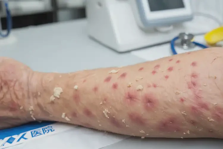 中學(xué)生手臂長(zhǎng)濕疹不管它會(huì)自己好嗎(圖3)