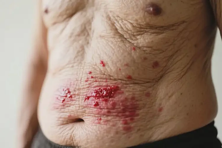 老年人肚子上經(jīng)常起濕疹不管它會(huì)自己痊愈嗎(圖2)