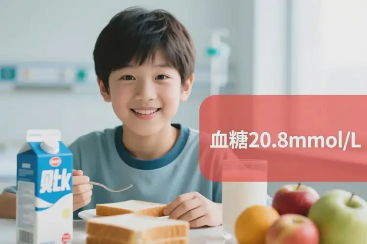 青少年早餐血糖20點8是糖尿病嗎(圖1)