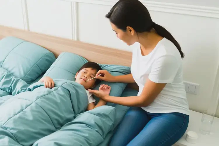 孩子臉上有濕疹不管它會(huì)自己好嗎(圖3)