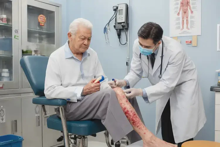 高齡老人小腿上長濕疹不管它會自己好嗎(圖3)