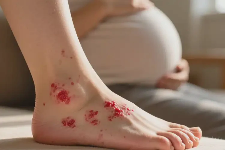 產(chǎn)婦腳上長(zhǎng)濕疹不管它會(huì)自己好嗎(圖4)