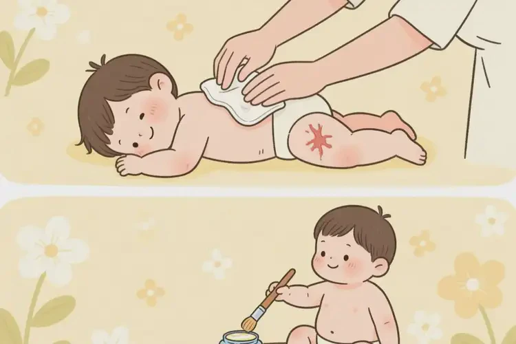 孩子屁股出現(xiàn)濕疹能夠徹底治愈嗎(圖2)