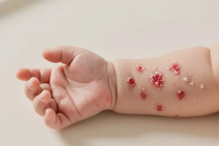 婴儿手臂上经常起湿疹能够彻底治愈吗(图4)