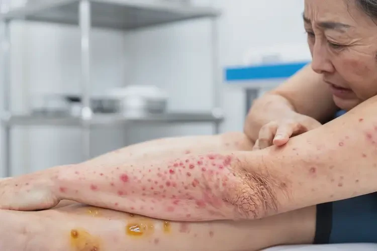 高齡老人屁股上容易起濕疹可以徹底自愈嗎(圖3)