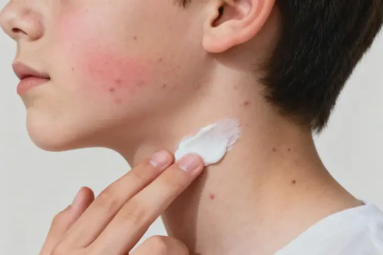 青少年脖子偶尔长湿疹不管它会自己自愈吗(图3)