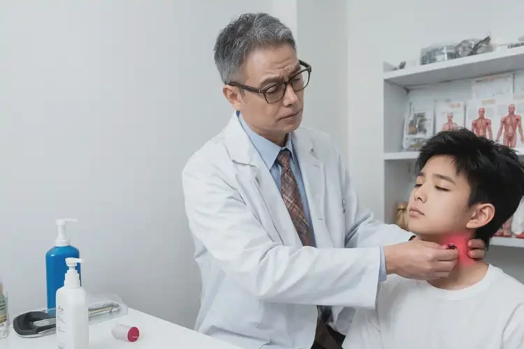 中學(xué)生脖子上出濕疹不管它會自己好嗎(圖3)