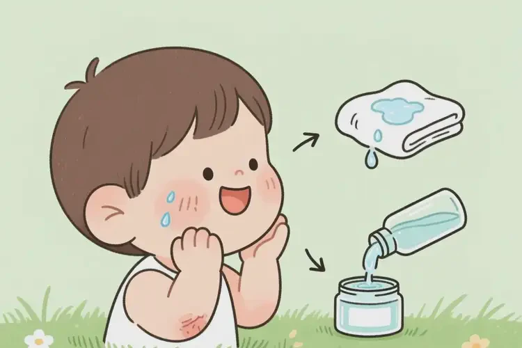 兒童臉上容易長(zhǎng)濕疹能夠徹底治愈嗎(圖3)