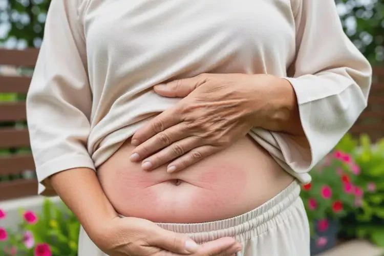 老年人肚子上經(jīng)常起濕疹可以徹底自愈嗎(圖3)