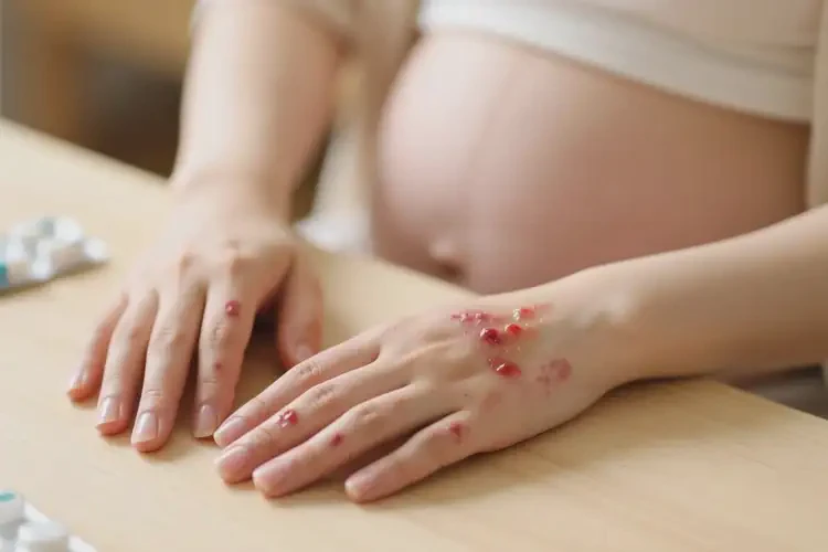 產(chǎn)婦手上經(jīng)常起濕疹不管它會自己自愈嗎(圖3)