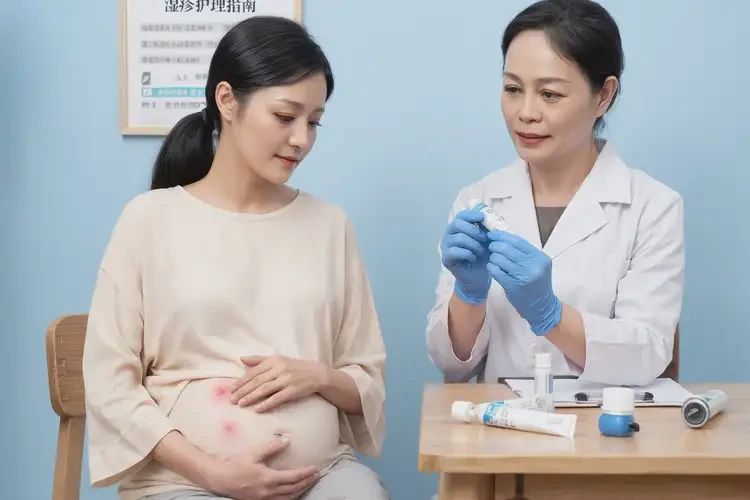 孕妇大腿偶尔长湿疹能彻底自愈吗(图3)