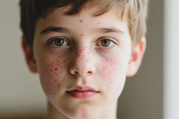 青少年臉上出濕疹能靠自己自愈嗎(圖1)